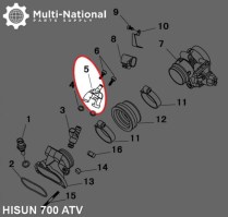 Fuel_Injector_Mounting_Seat_ _ATV_Hisun_400 700cc_2