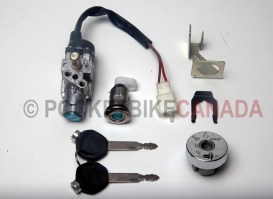 Ignition Set - (2) Keys Lock Cylinder 500w+ RZR Scooter - G3020101
