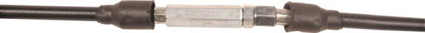Brake Cable - Drum Brake, Bent Connector, 116.5cm Total Length - CBL3010 - PBC854F1