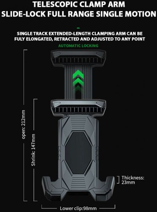 Cell_Phone_Mount_ _2_Corner__Upper_Support_Profile_3 5 8_Inch_Phones_5