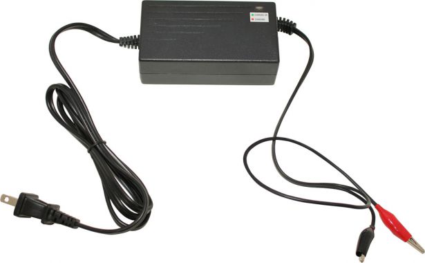Charger - 12V, 2A, Alligator Clips, Trickle Charger - CHG1220AS - PBC1894F1