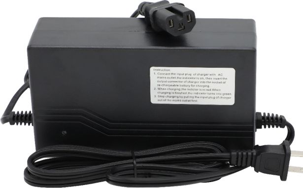 Charger - 60V, 3A, C13 Plug with Universal T-Prong, Lithium - CHG6030TL - PBC1477EF1