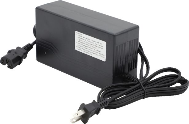 Charger - 72V, 2.5A, C13 Plug with Universal T-Prong, Reverse Polarity - CHG7225TR - PBC1518EF1
