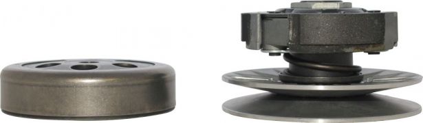 Clutch - Drive Pulley with Clutch Bell, Yamaha, Majesty 250, 16 Spline - 30A3716 - PBC1287F1