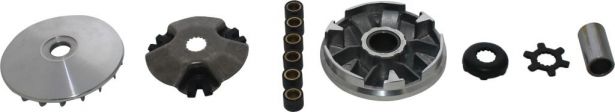 Clutch - Variator, Yamaha, 50cc, 2 Stroke, 15 Spline - 30A3602 - PBC1314F1