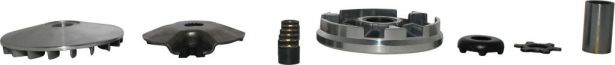 Clutch - Variator, Yamaha, 50cc, 2 Stroke, 15 Spline - 30A3602 - PBC1314F1