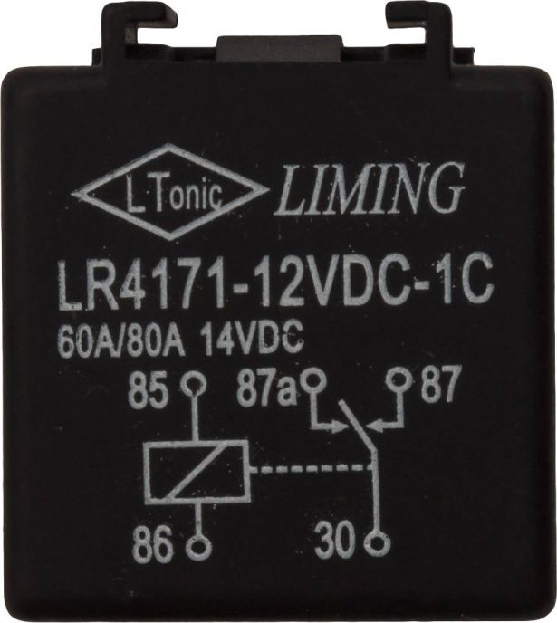Control Relay - 14V 60/80A, 150cc to 400cc, ATV, 300cc, 2x4, 4x4 and 4x4 IRS - 10A1230 - PBC2392F1