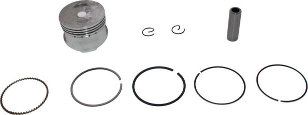Cylinder Block Assembly - Big Bore, GY6, 50cc to 110cc, 50mm, 12pc - 20A8950 - PBC1603F1