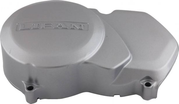 Engine Cover - 125cc Lifan, Left, Chrome - 70D2121CR - PBC1433F1
