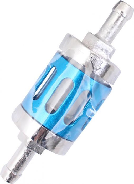 Fuel Filter - Posh Racing, Silver/Blue - 20A5240BU - PBC2604F1