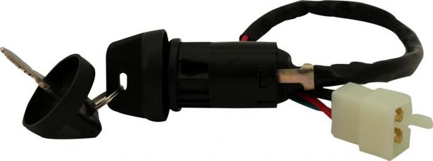 Ignition Key Switch - 4 pin Male, Plastic - 10A4242 - PBC1975F1
