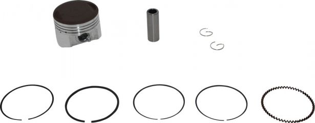 Piston and Ring Set - 150cc, 56mm, 15mm (9pcs) - 30A8163 - PBC1549F1