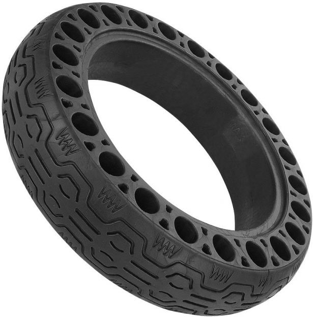 Tire - 10x2.5, 60/70-6.5, Circular Honeycomb, Solid, Green, G30 - PBC40K10F1