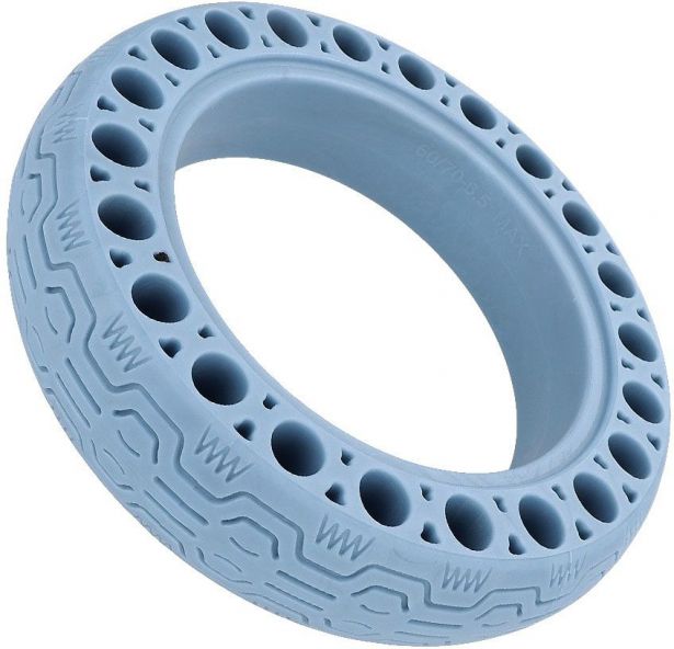 Tire - 10x2.5, 60/70-6.5, Circular Honeycomb, Solid, Green, G30 - PBC40K10F1