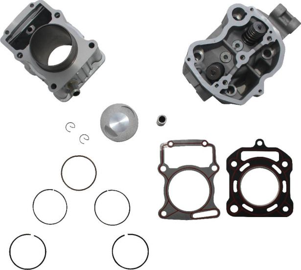 Top End Assembly - 250cc, Liquid Cooled, Complete Top End Assembly - 20A8075 - PBC1606F1
