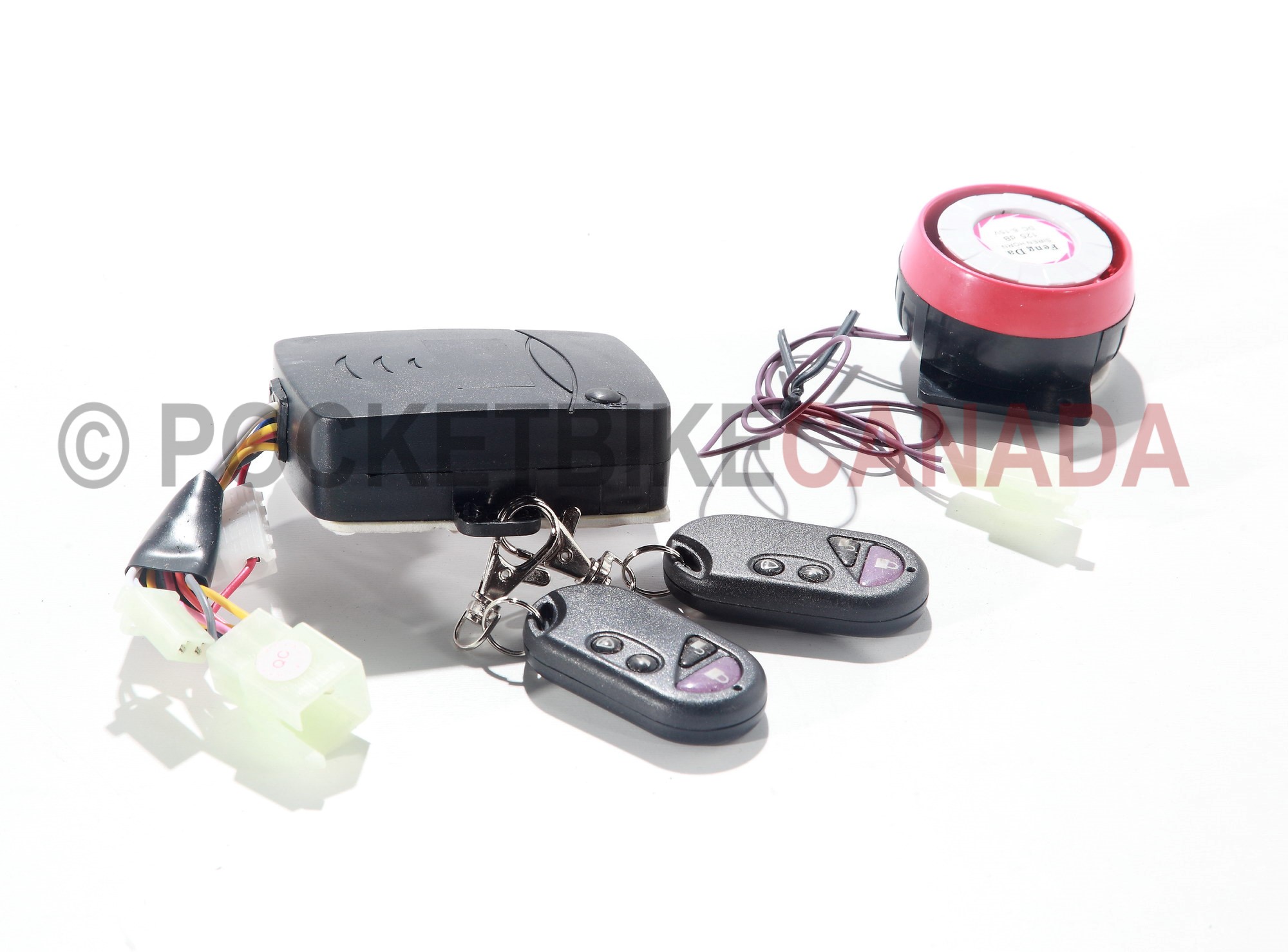 Remote Start/Stop Alarm System for 50cc/70cc/90cc/110cc 4-Stroke Mini ATV Quad Plug and Play - G1010035