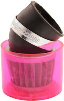 Air Filter - 44mm to 46mm, Conical, Waterproof, Angled, Yimatzu Brand, Red - 60A1382RD - PBC47F1