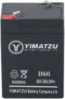 Battery - EV645, 6V 4.5AH, Yimatzu, T1 Terminals - BATEV060045T1 - PBC99EF1