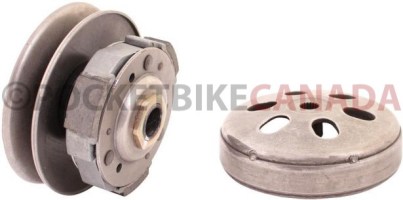Clutch - Drive Pulley with Clutch Bell, GY6, 125cc to 150cc, 19 Spline - 30A3711 - PBC1257F1