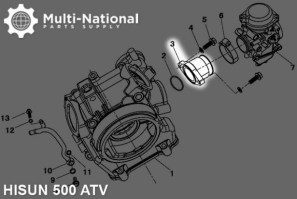Intake_ _Hisun_400 500cc_ATV UTV_2