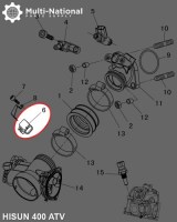 Intake Sensor - ATV/UTV, Hisun, 400-800cc - 80A9750 - PBC2183F1
