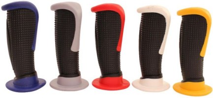 Throttle Grips - Tapered, Blue - 70D1845BU - PBC2714F1