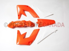 Orange Body Kit for 140cc, X33, Dirt Bike Motorcycle, 4 Cycle - G2070062