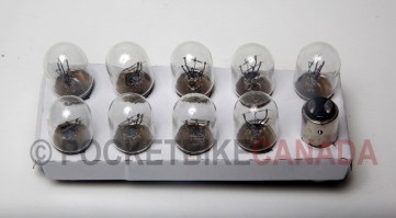 Dual Filament Bulb Set (Qty. 10) 55V25/25W for 500w PB710 Scooter - G3000090