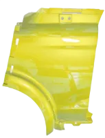 Yellow and Black Front Mirror Panel Right